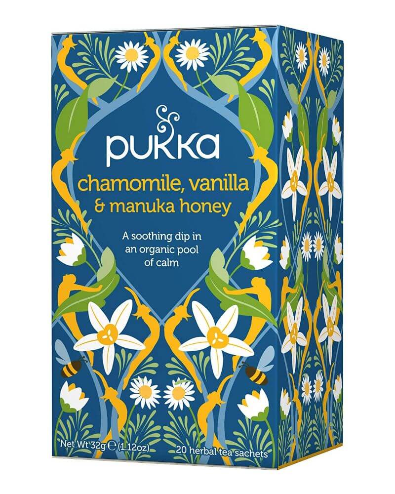 Pukka Organic Chamomile Vanilla & Manuka Tea (38G) - Aytac Foods