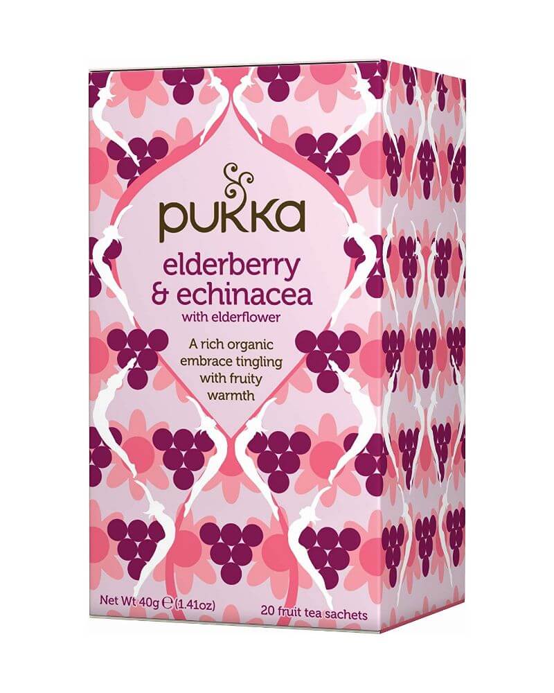 Pukka Organic Elderberry & Echinacea Tea (38G) - Aytac Foods
