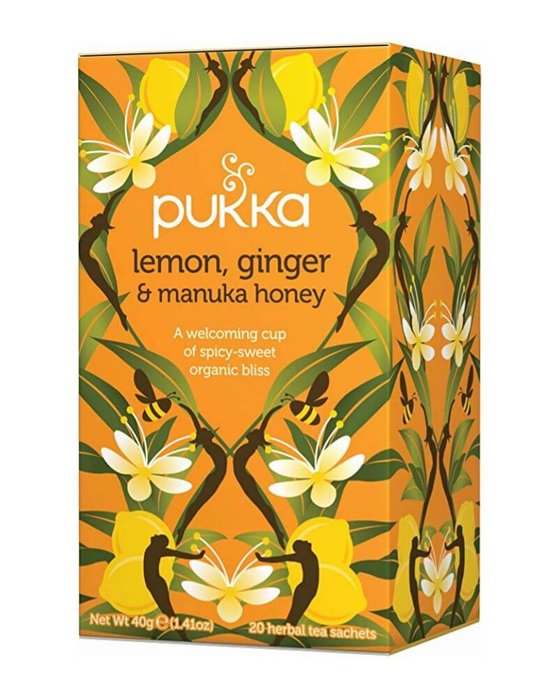 Pukka Organic Lemon & Ginger Manuka Tea (38G) - Aytac Foods