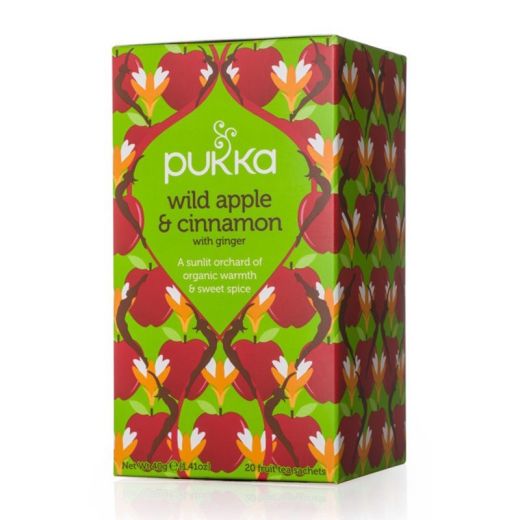 Pukka Wild Apple And Cinnamon Tea - 20 Bags - Aytac Foods