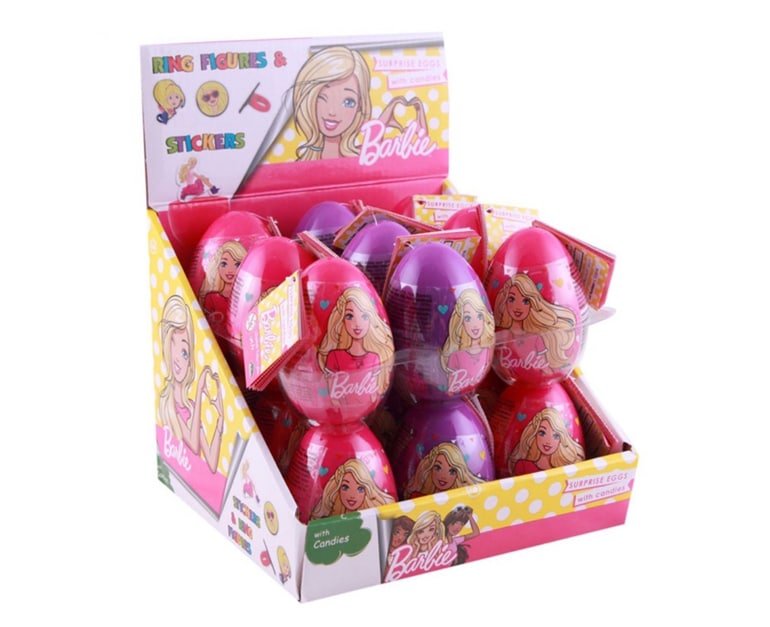 Relkon Barbie Surprise Egg 10G X 18Pcs - Aytac Foods