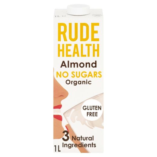 Rude Health Org No Sugar Almond - 1Lt - Aytac Foods