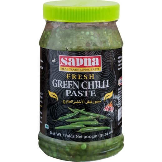 Sapna Green Chilli Paste (900G) - Aytac Foods