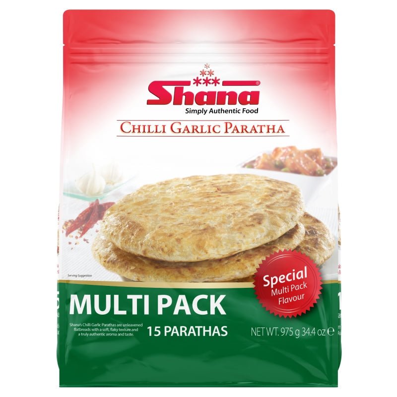 Shana Chilli Garlic Paratha (1200G) - Aytac Foods