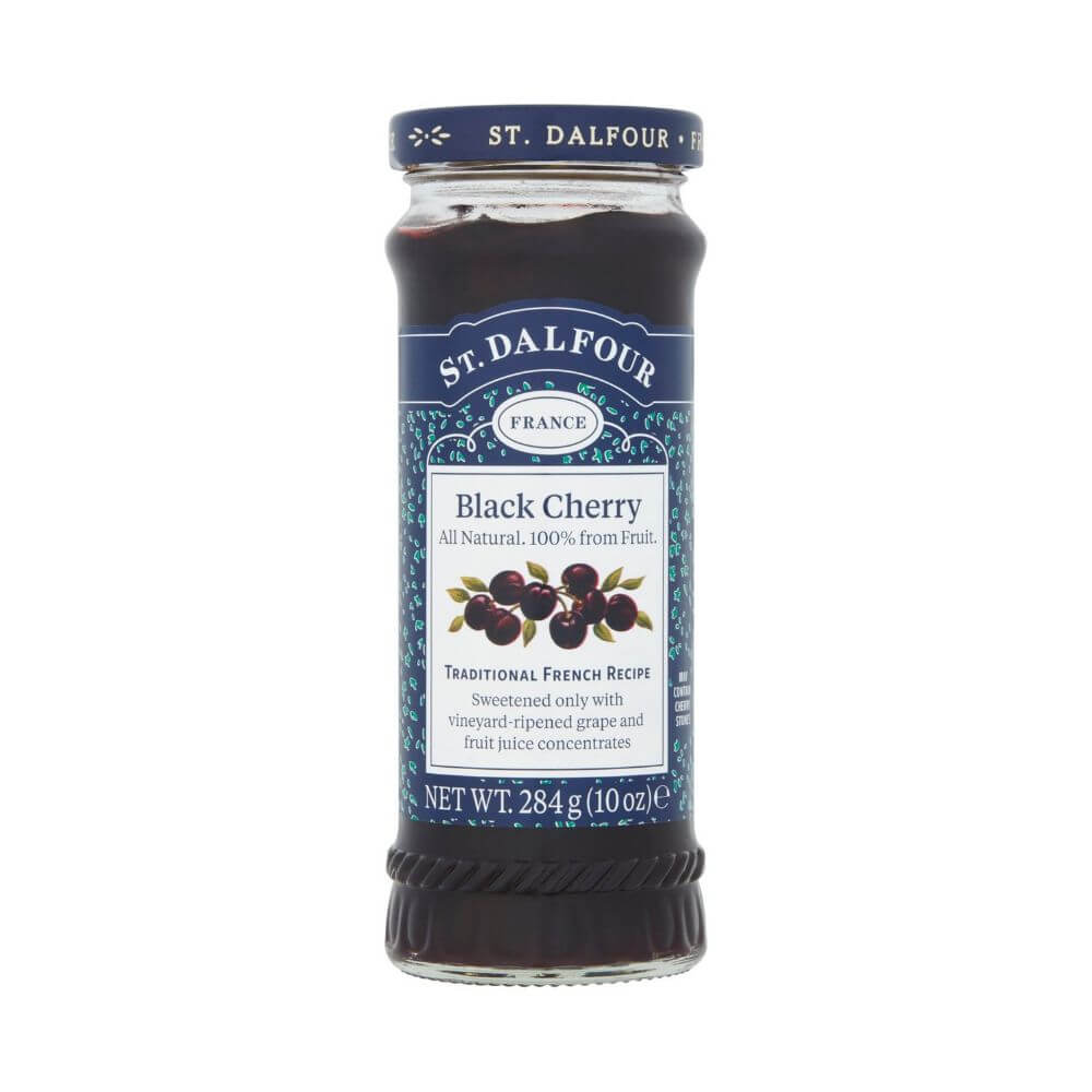 St. Dalfour Black Cherry Spread Jam (284G) - Aytac Foods
