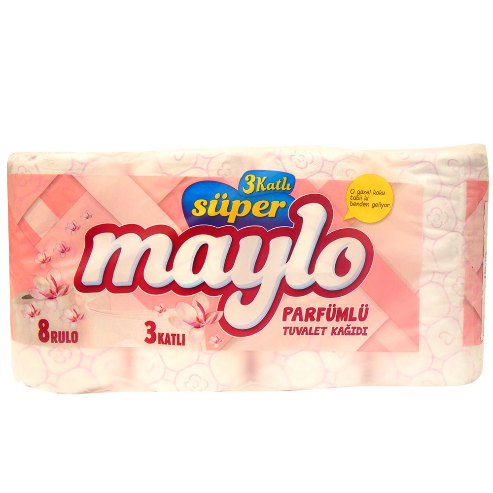 Super Maylo Perfumed Toilet Paper (Pack of 8) - Aytac Foods