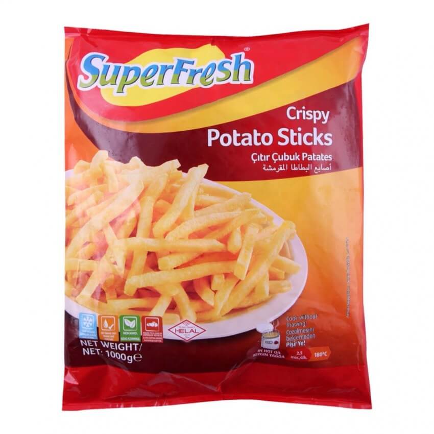 Superfresh American Potato Sticks Crispy (1000G) - Aytac Foods