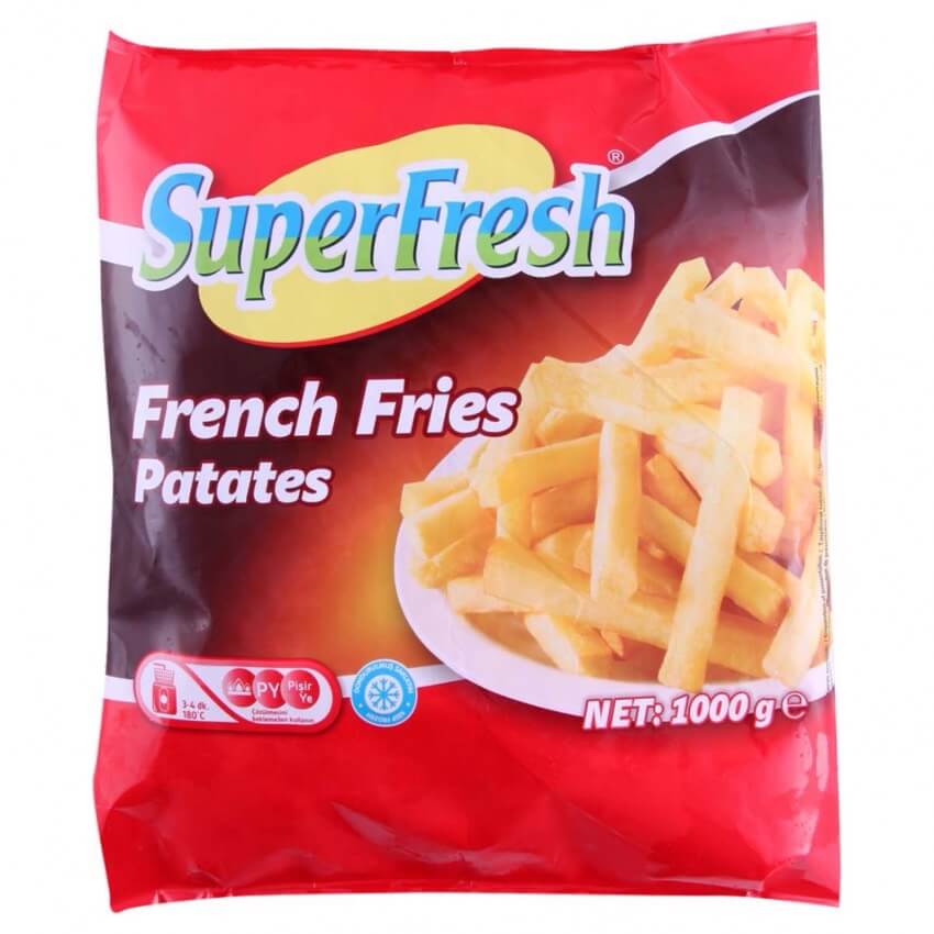 Superfresh French Fries Patates (1KG) - Aytac Foods