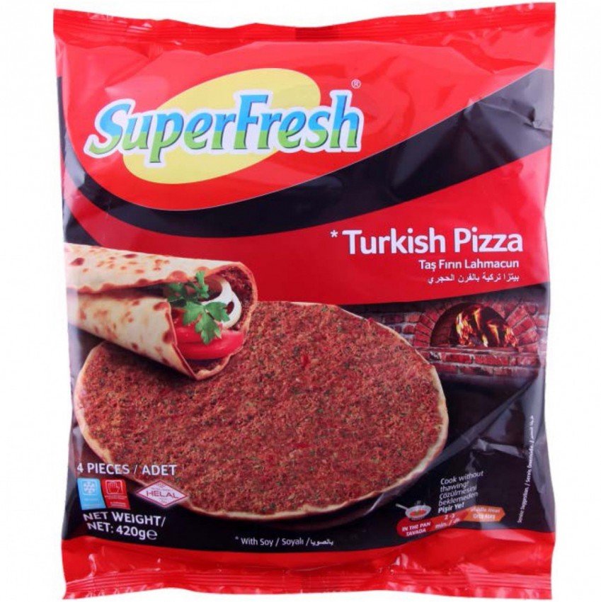 Superfresh Lahmacun Turkish Pizza (4 Pcs 420G) - Aytac Foods