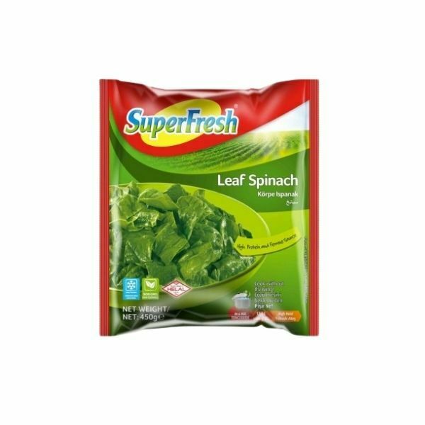Superfresh Leaf Spinach (Korfe Ispanak) (450G) - Aytac Foods