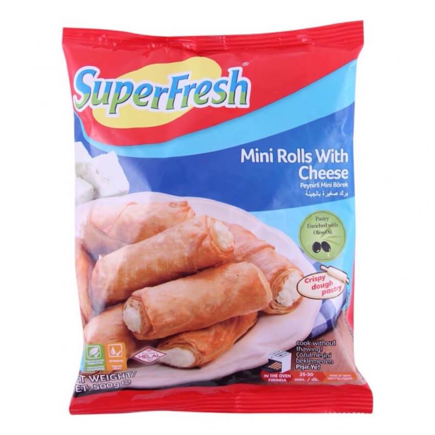 Superfresh Mini Roll With Cheese (500G) - Aytac Foods