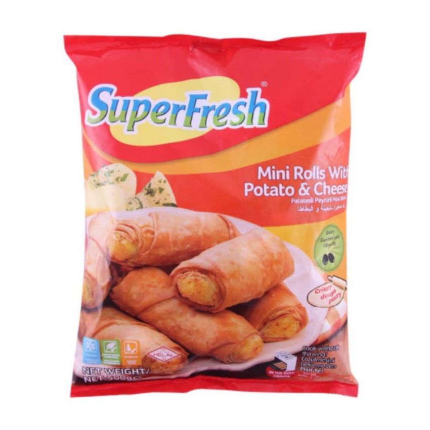 Superfresh Mini Roll With Potato & Cheese (500G) - Aytac Foods