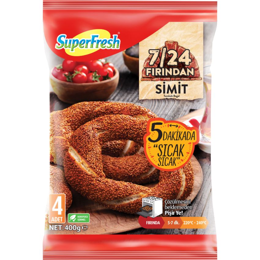 Superfresh Simit-Bagel (4X400G) - Aytac Foods