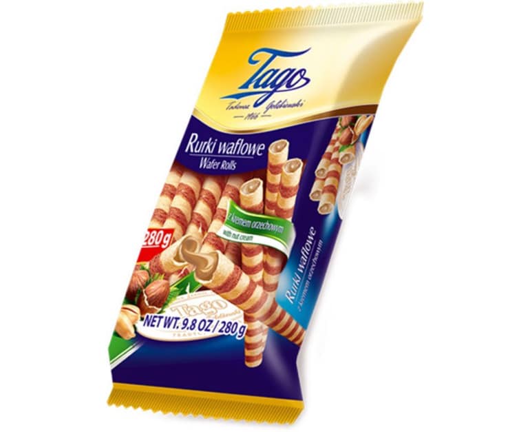 Tago Wafers Rolls With Nut Cream (150G) - Aytac Foods