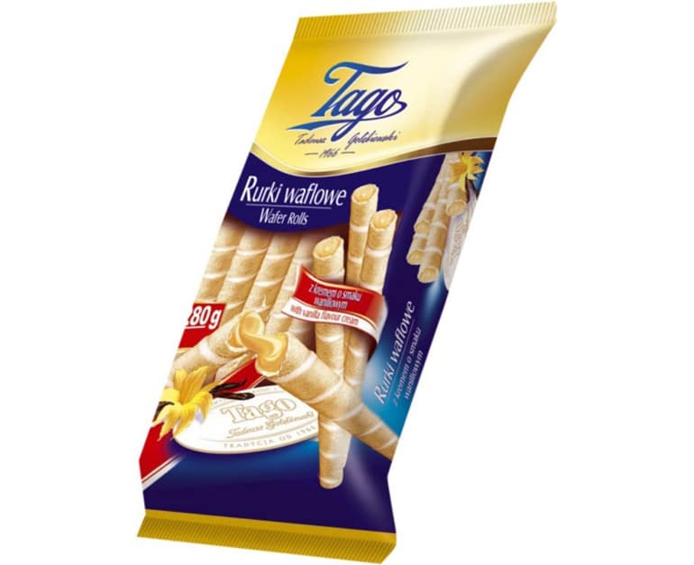 Tago Wafers Rolls With Vanilla Flavour Cream (150G) - Aytac Foods