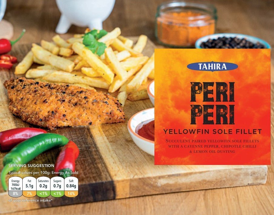 Tahira Marinated Fillet Of Sole Peri Peri (500G) - Aytac Foods
