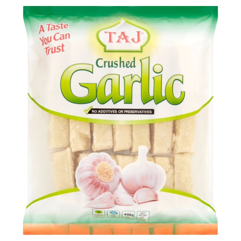 Taj Crushed Garlic (400G) - Aytac Foods