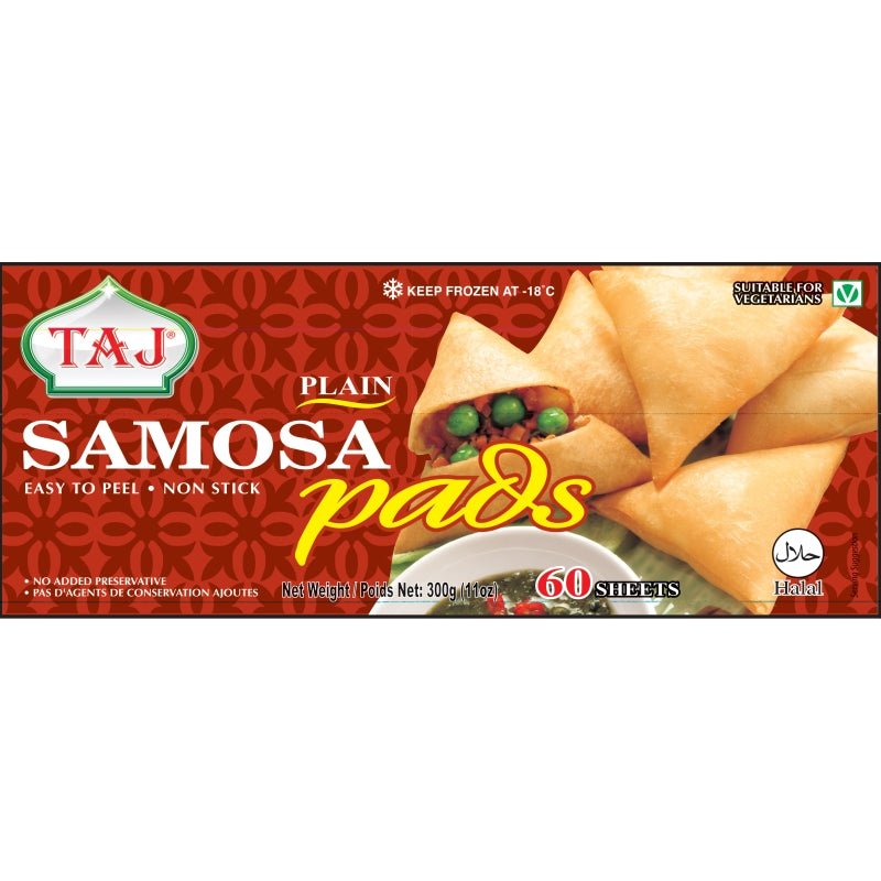 Taj Samosa Pads (60shtsx10pck) - Aytac Foods