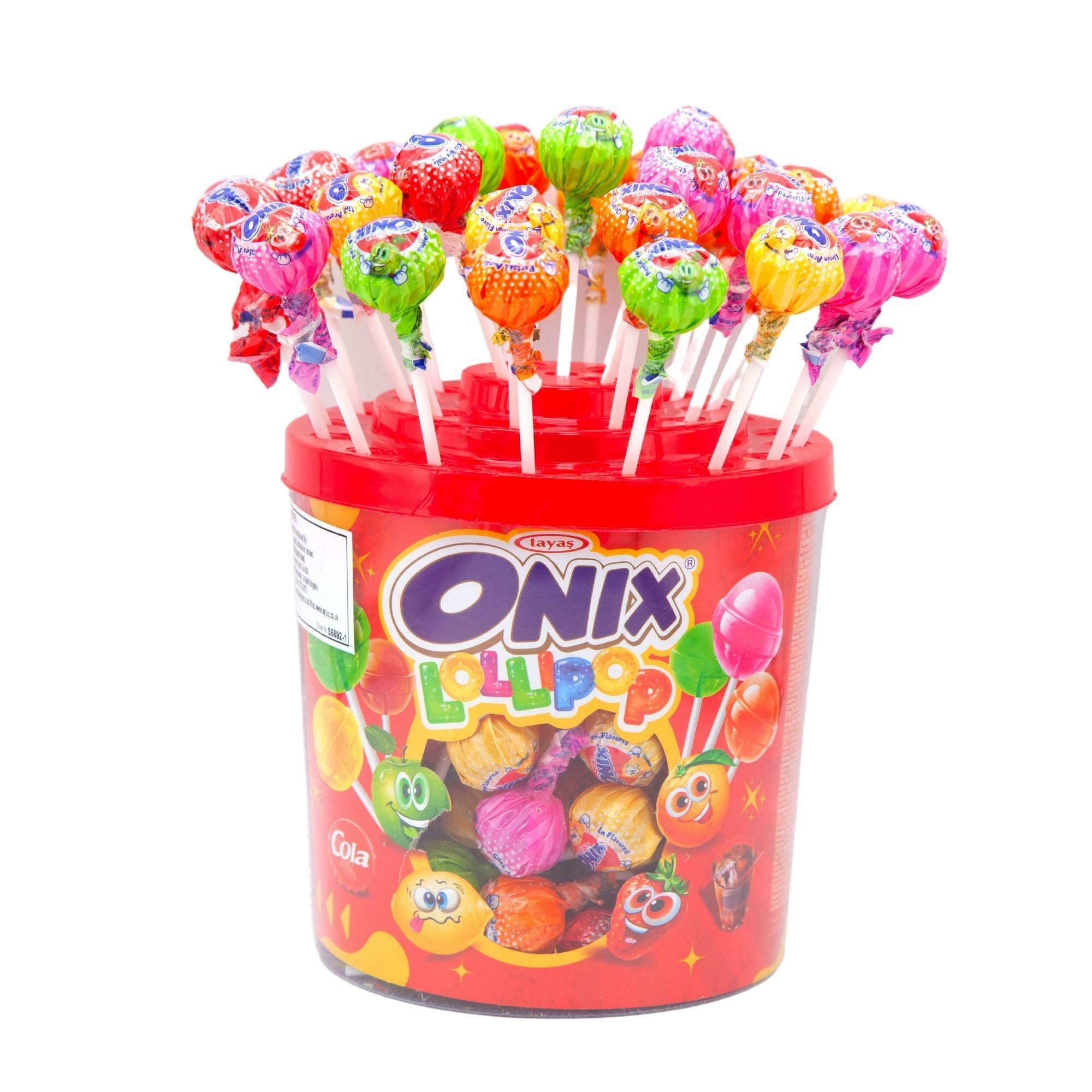 Tayas Onix Lollipop (11 Gr X 100 Pcs) - Aytac Foods