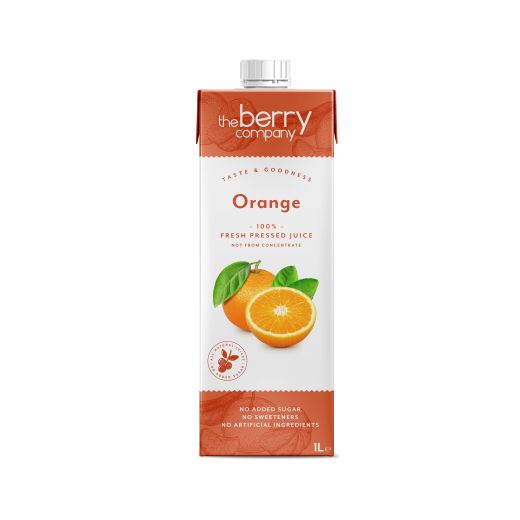 The Berry Company Orange Juice - 1lt - Aytac Foods