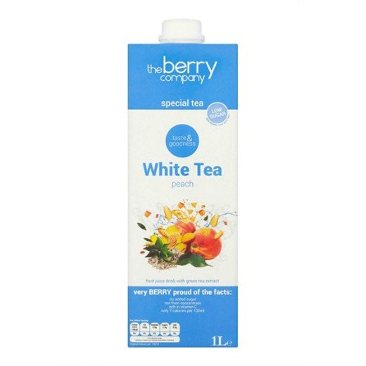 The Berry Company Peach White Tea - 1Lt - Aytac Foods