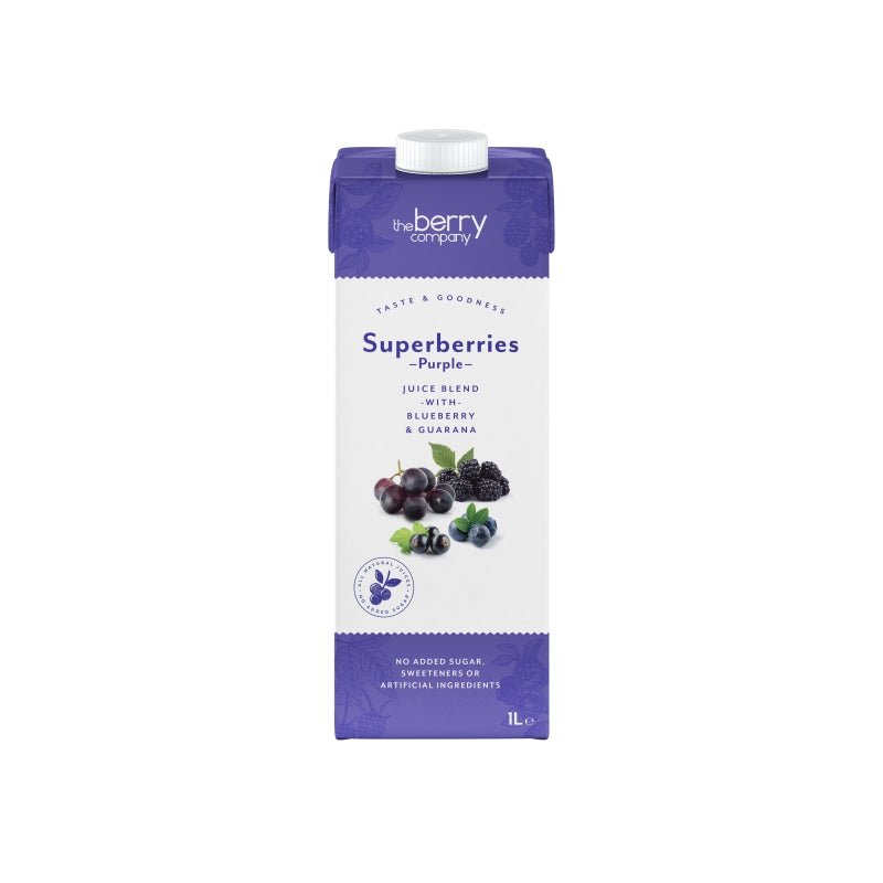 The Berry Company Purple Superberry Juice Drink (1L) - Aytac Foods