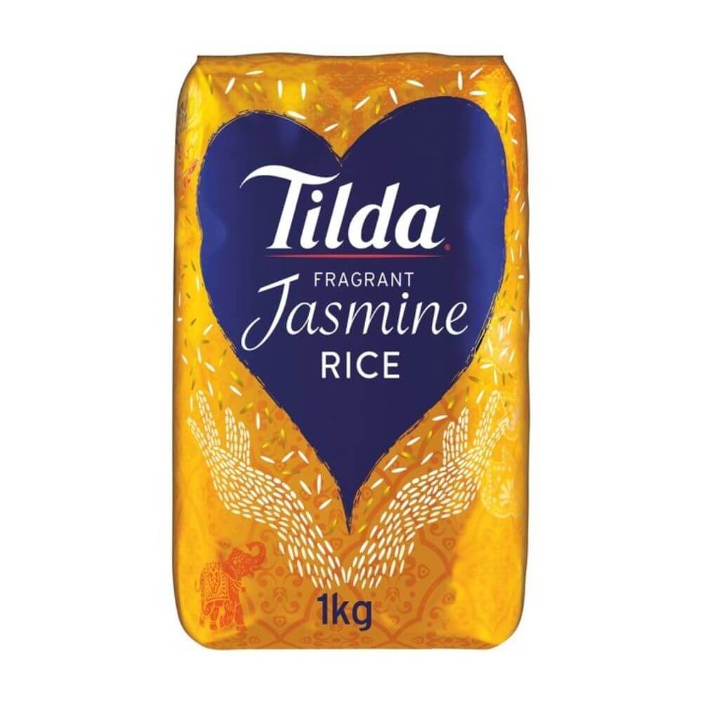 Tilda Fragrant Jasmine Rice (1KG) - Aytac Foods