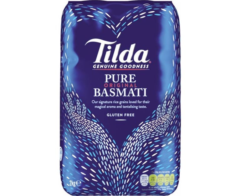 Tilda Pure Basmati Rice (2KG) - Aytac Foods