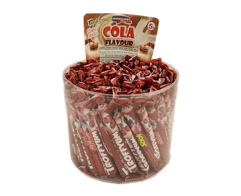 Troffyum Soft Candy Stick Cola (800G) - Aytac Foods