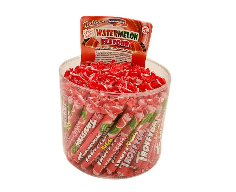 Troffyum Soft Candy Stick Watermelon (800G) - Aytac Foods