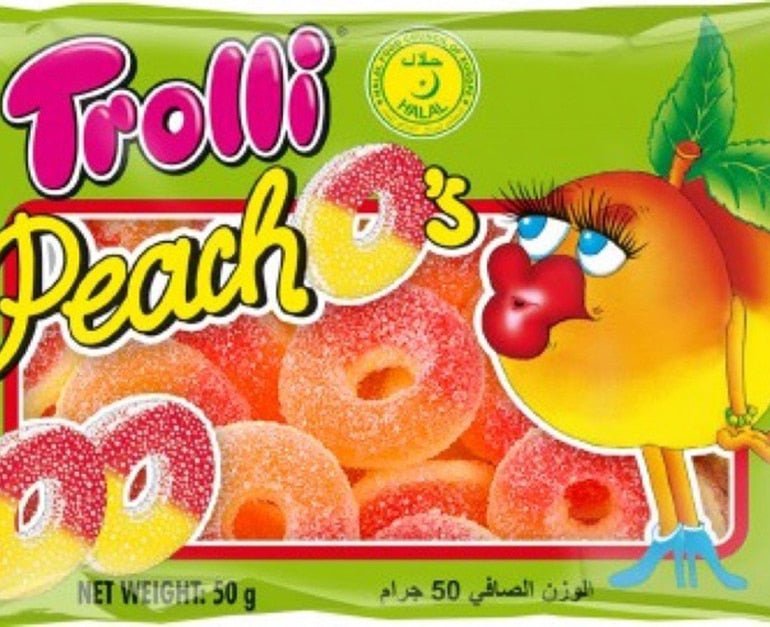 Trolli Peach O'S 50Gx12 - Aytac Foods