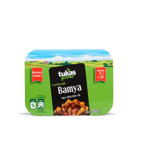 Tukas Baby Okra W. Olive Oil (200G) - Aytac Foods