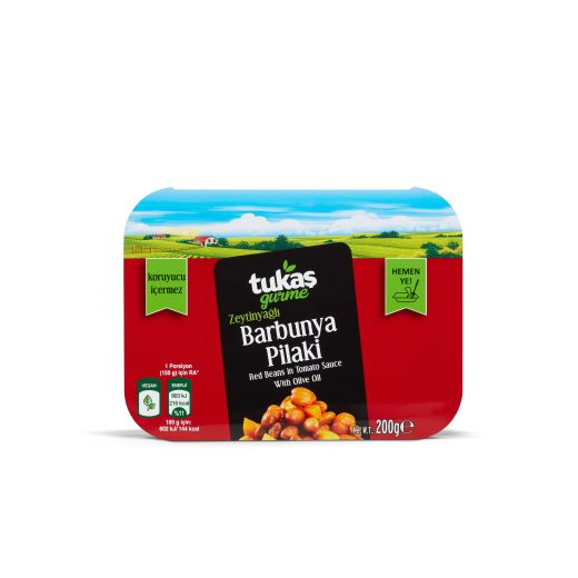 Tukas Red Beans In Tomato Sauce (200G) - Aytac Foods