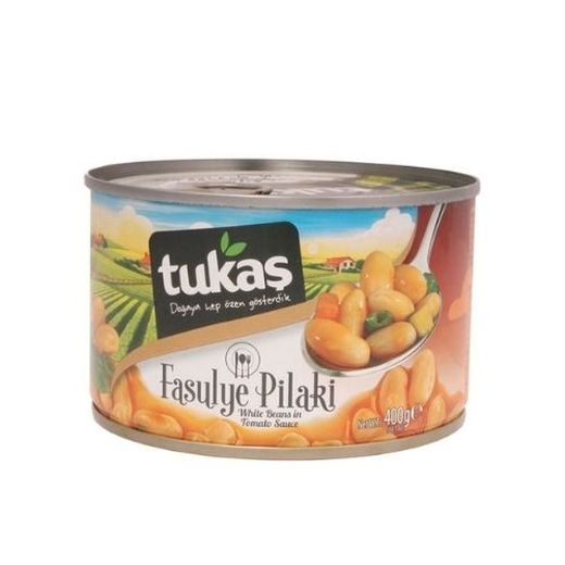 Tukas White Beans In Tomato Sauce (425G) - Aytac Foods