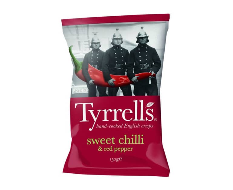 Tyrells Sweet Chilli & Red Pepper (150G) - Aytac Foods