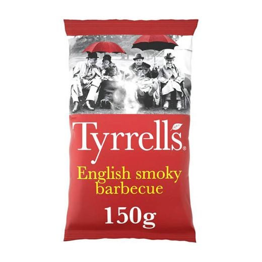 Tyrrells English Smoky Barbecue Potato Crisps - 150Gr - Aytac Foods