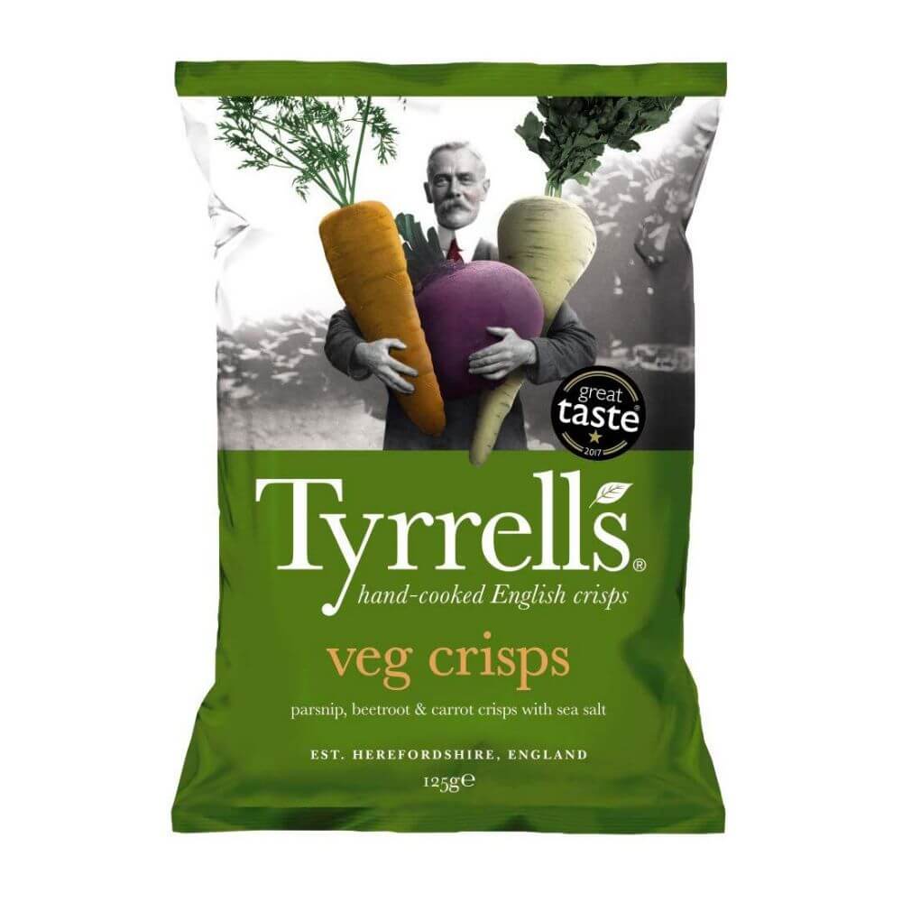 Tyrrells Mixed Root Vegetable Chips (125G) - Aytac Foods