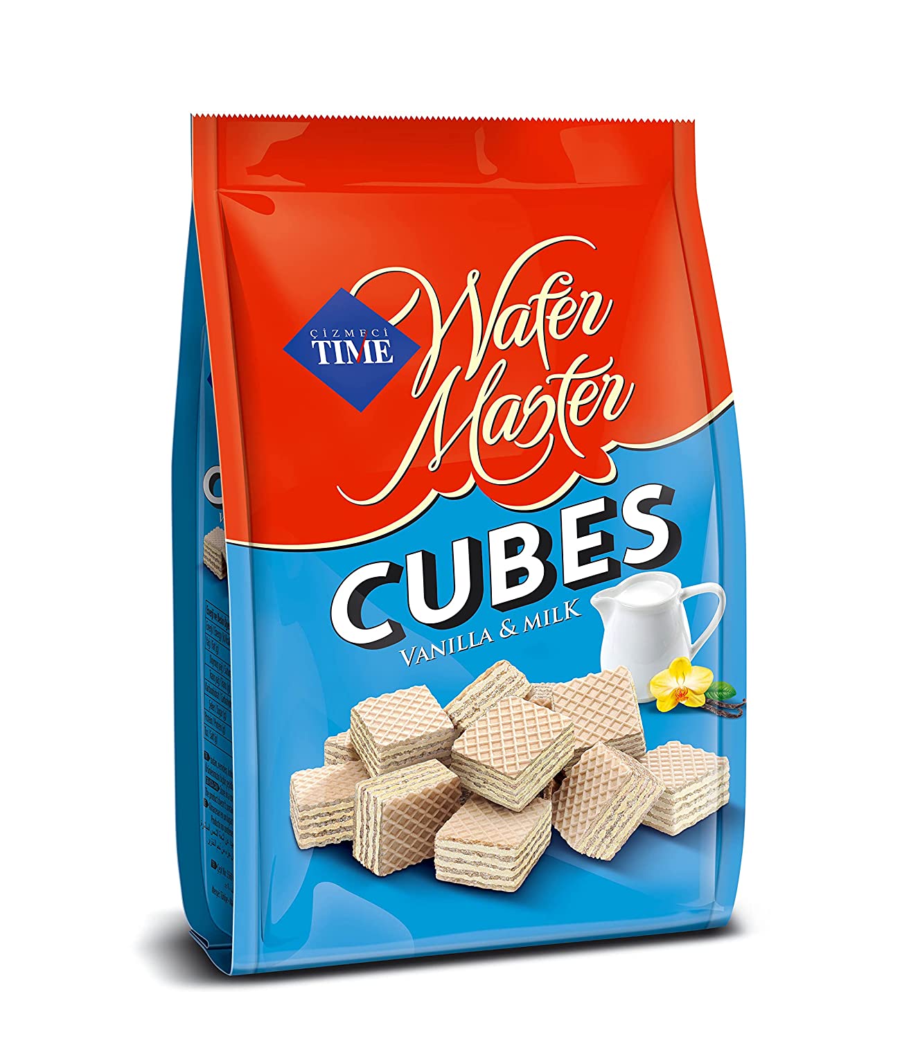 Wafer Master Cubes Milk Pouch Pack (100G) - Aytac Foods