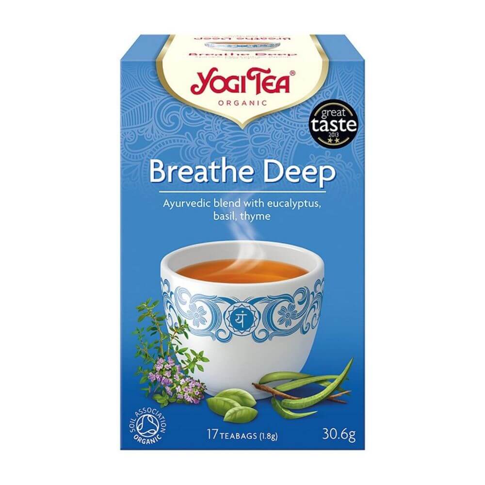 Yogi Tea Organic Breathe Deep Tea (17 Tea Bags) - Aytac Foods