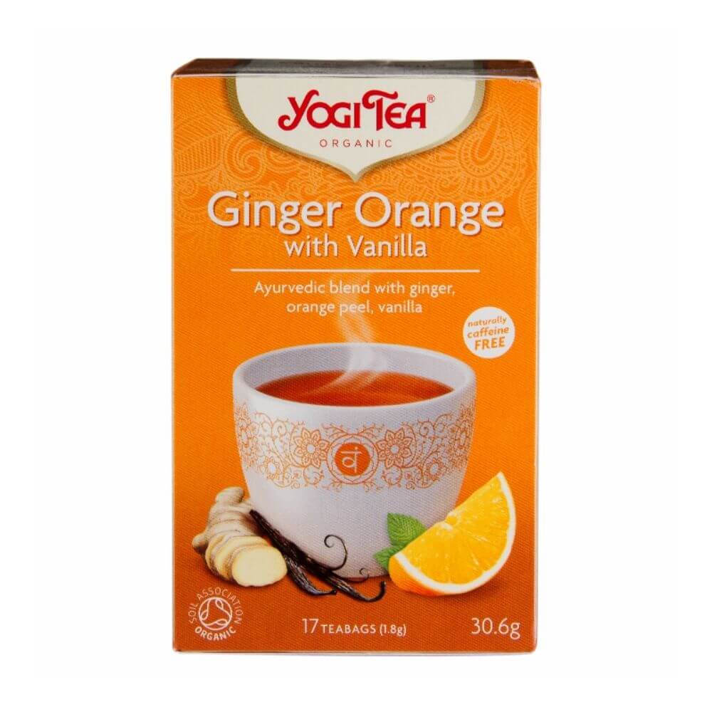 Yogi Tea Organic Ginger Orange And Vanilla Tea (17 Tea Bags) - Aytac Foods
