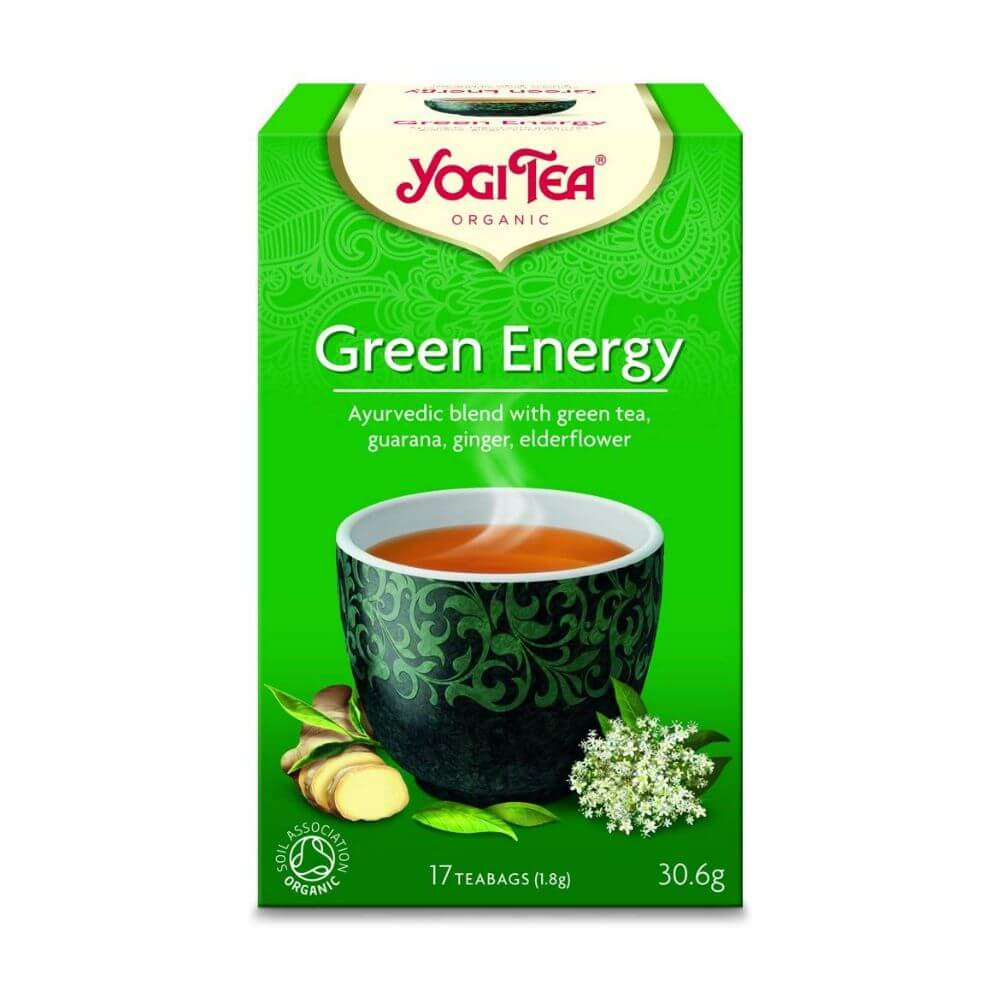 Yogi Tea Organic Green Energy Tea (17 Tea Bags) - Aytac Foods