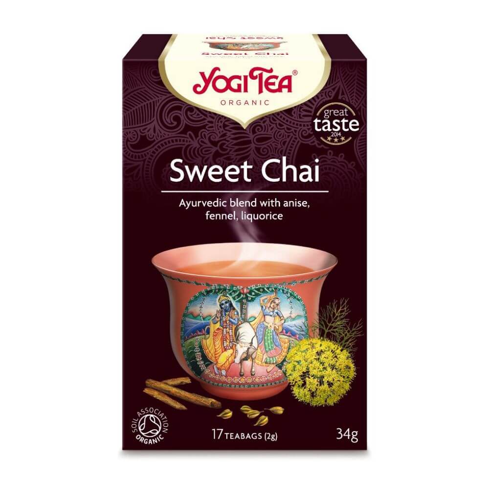 Yogi Tea Organic Sweet Chai Tea (17 Tea Bags) - Aytac Foods