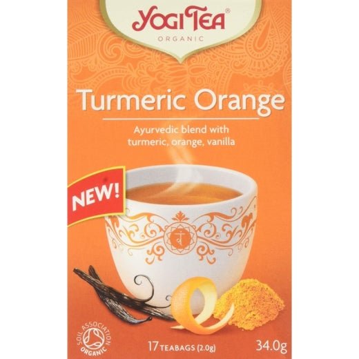 Yogi Tea Organic Turmeric Orange- 17 Bags - Aytac Foods