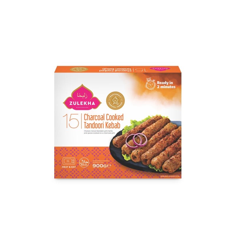 Zulekha Chicken Charcoal Tandoori Kebab (900g) - Aytac Foods